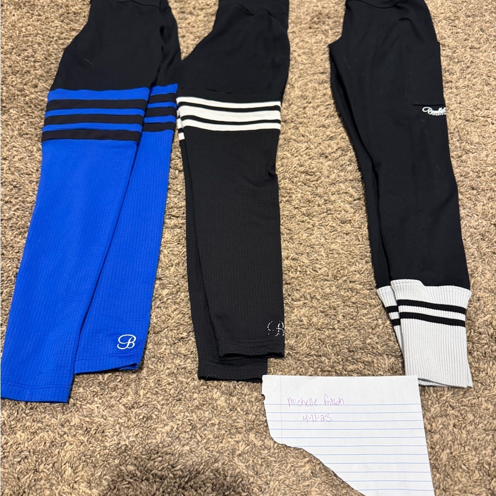 Bombshell sportswear leggings lot of 3